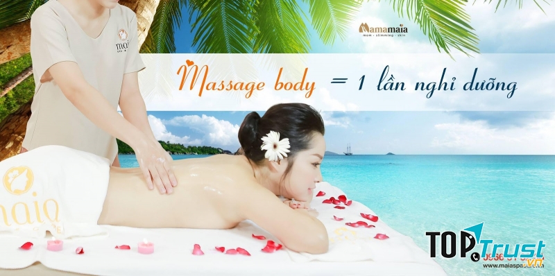 MC-DV Minh Hương massage body tại Mama Maia Spa