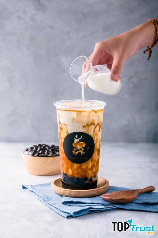 Sữa tươi trân châu đường đen Mama Sugar