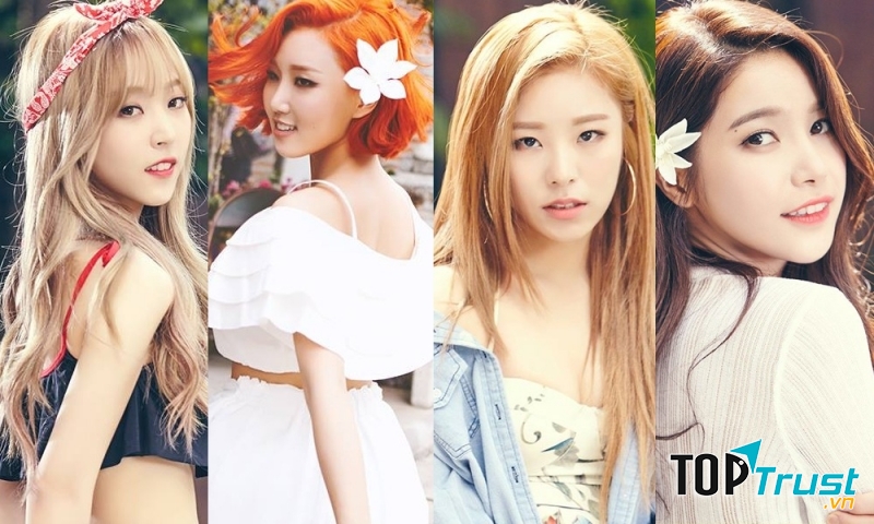 Các cô nàng của nhóm Mamamoo.