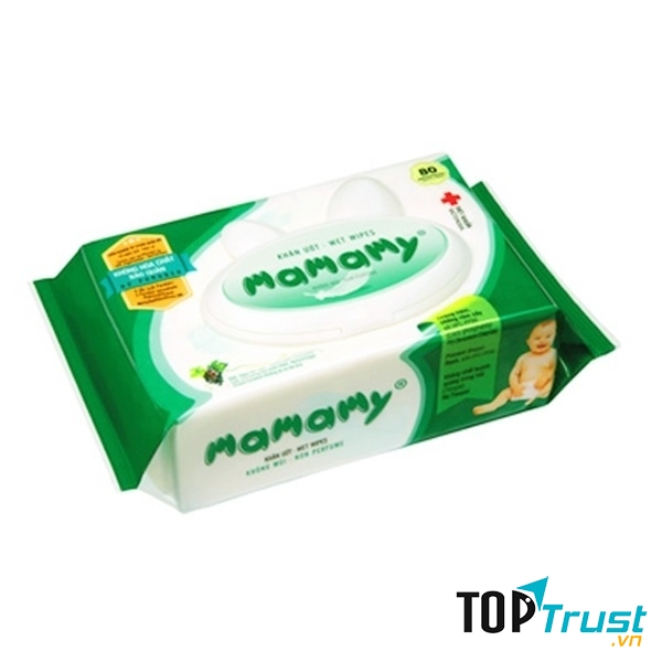 Là sản phẩm giấy ướt chuyên dùng cho trẻ sơ sinh, Mamamy có bề mặt mịn màng, đảm bảo an toàn với trẻ sơ sinh và trẻ nhỏ.