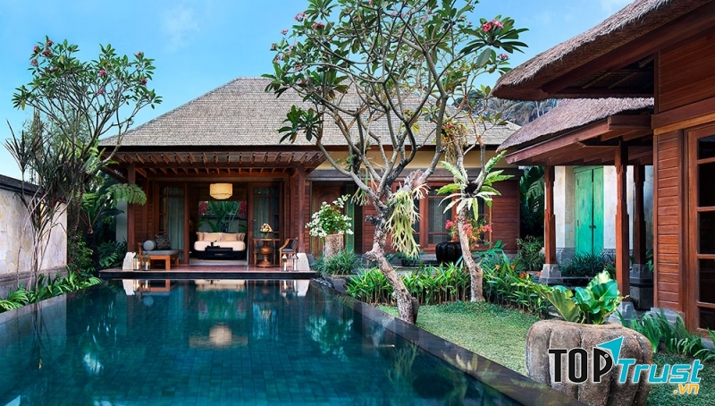 Một góc nhỏ của khách sạn Mandapa A Ritz-Carlton Reserve