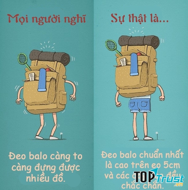 Mang balo quá tải