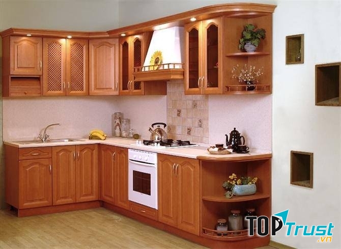 Nội thất nhà bếp của Mạnh Hùng (Nguồn: Sưu tầm)