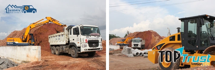 MẠNH HÙNG VẬN CHUYỂN PHẾ THẢI - PHÁ DỠ - ĐÀO MÓNG - SAN LẤP CHUYÊN NGHIỆP