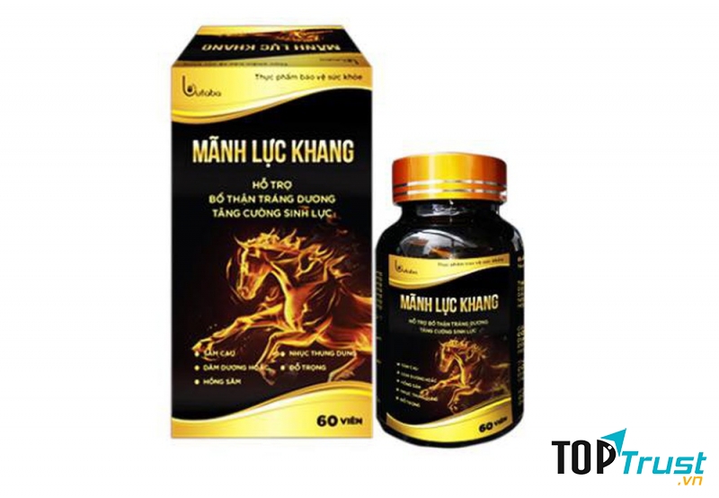 Viên uống Mãnh Lực Khang có những thành phần chính như Đông trùng hạ thảo,Cao Nhục thung dung… rất an toàn cho cơ thể.