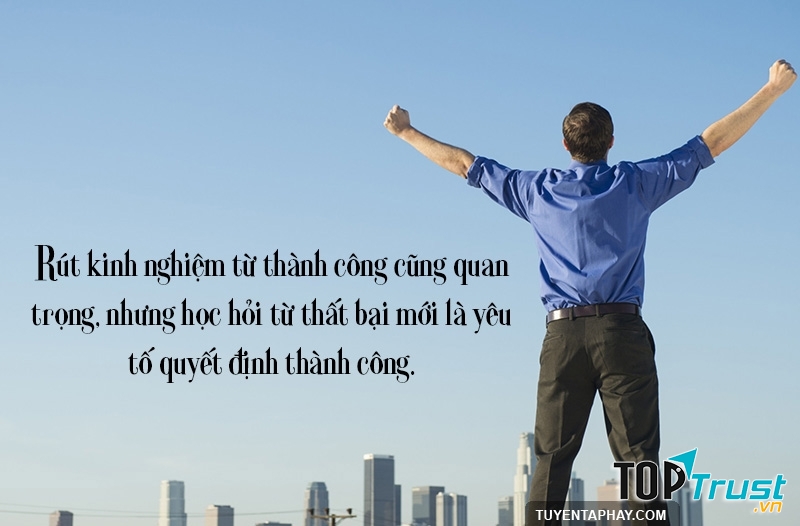 Mạnh mẽ đứng dậy sau thất bại