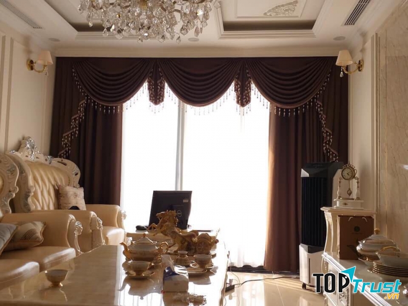 Sự sang trong đến từ bộ rèm