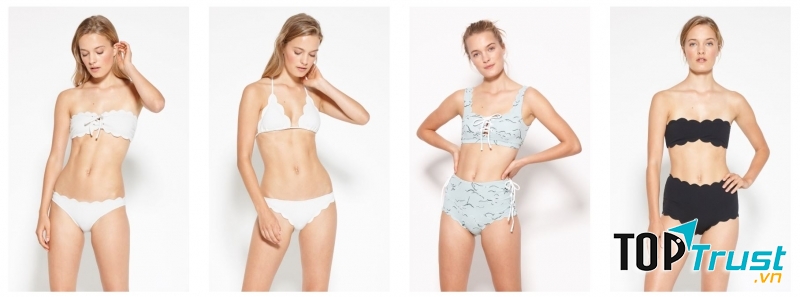 Những chiếc áo tắm lấy ý tưởng từ vỏ sò đến từ thương hiệu Marysia.