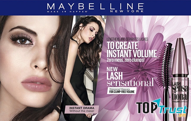 Mascara Dài Và Dày Mi Maybelline Lash Sensational Mascara