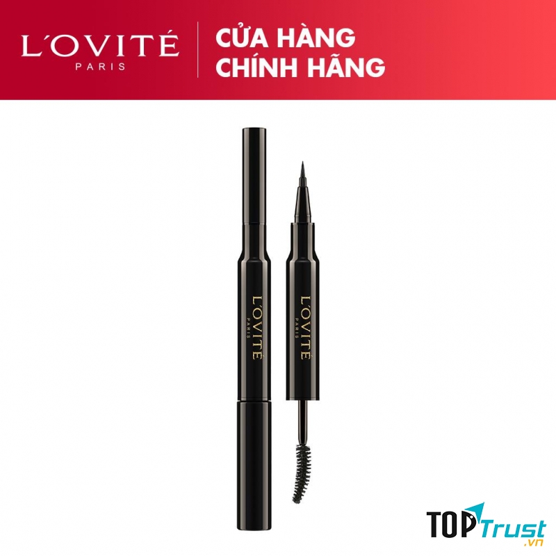 Mascara Và Eyeline 2 In 1 Lovite Rubilite Dual Mascara 2.9g