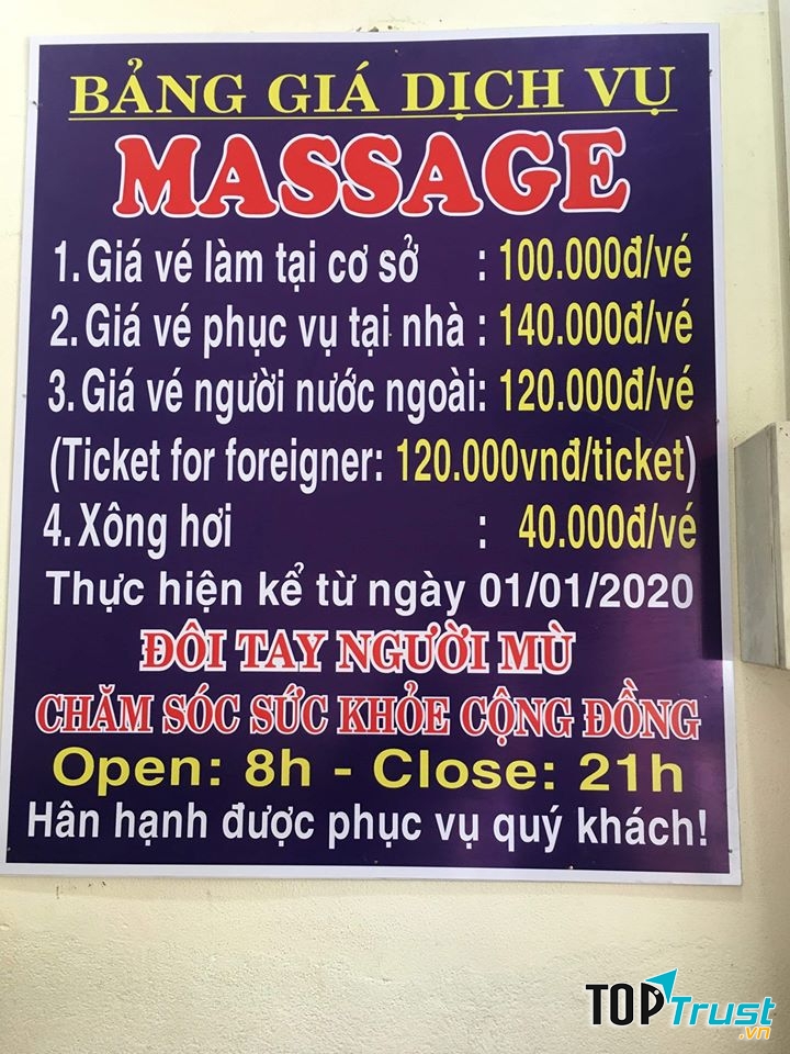 Massage Hội Người Mù Quận Hải Châu