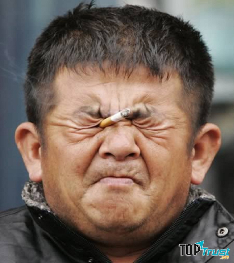 Mắt biết hút thuốc