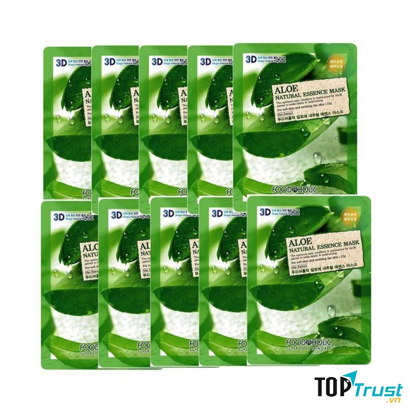 Mặt nạ 3D dưỡng da tinh chất nha đam FoodAHolic Aloe
