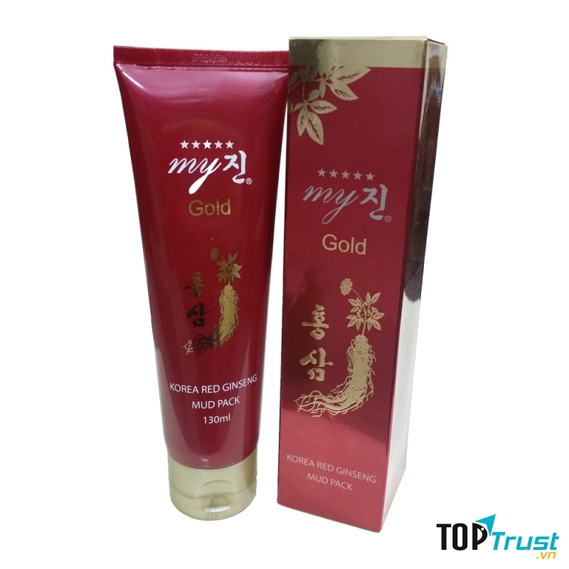 Mặt Nạ Bùn Hồng Sâm Đỏ My Gold (130ml)