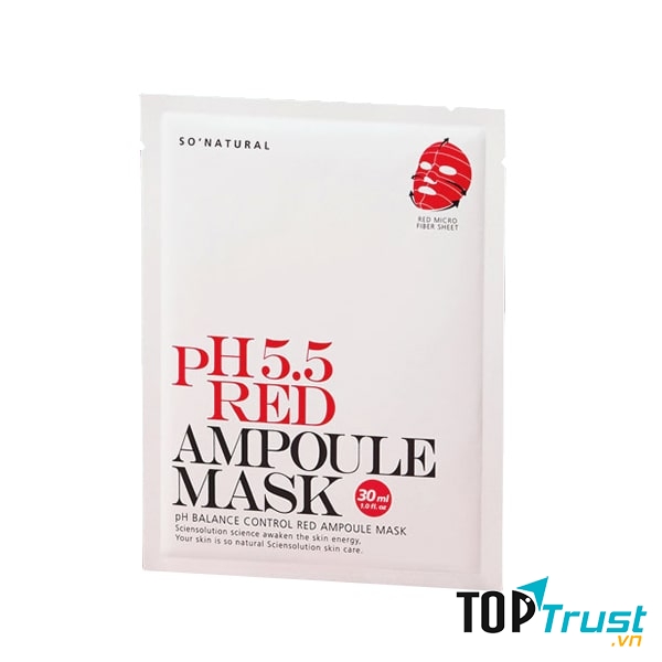 Mặt nạ cân bằng da So Natural pH 5.5 Red