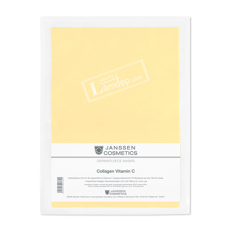 Mặt Nạ Collagen Vitamin C Cho Da Lão Hóa Janssen Dermafleece Masks Collagen Vitamin C