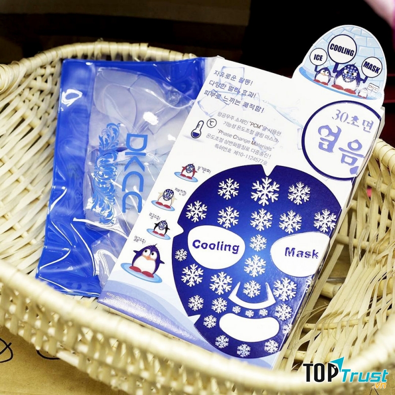 Mặt nạ đá lạnh DKCC Ice Cooling Mask se khít lỗ chân lông của Hàn Quốc