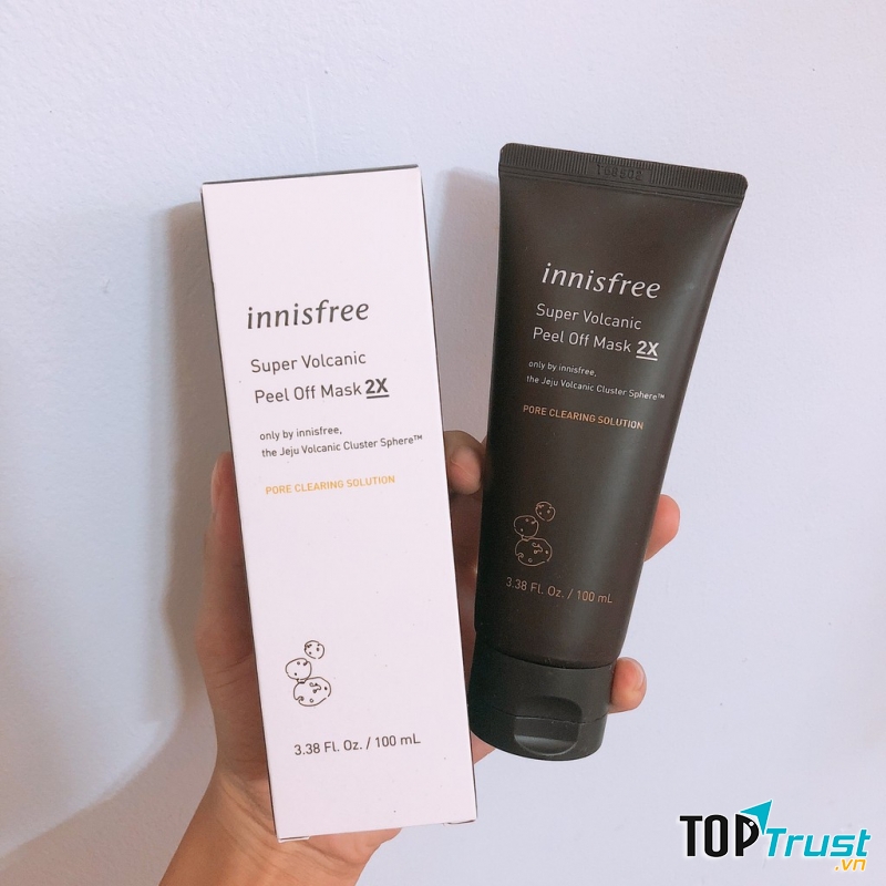 Mặt Nạ Lột Chứa Tro Núi Lửa Innisfree Super Volcanic Peel Off Mask 2X