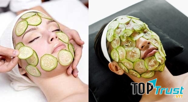 Mặt nạ dưa chuột sữa chua không đường