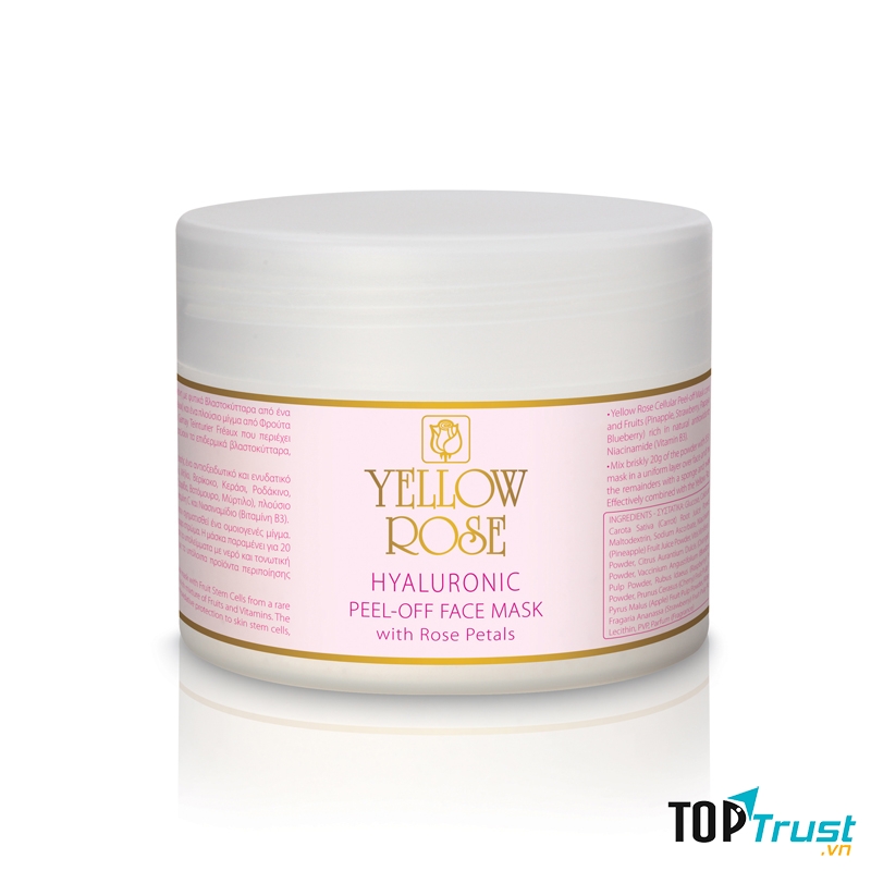 Mặt nạ dưỡng ẩm dạng lột Yellow Rose Hyaluronic Peel Off Face Mask