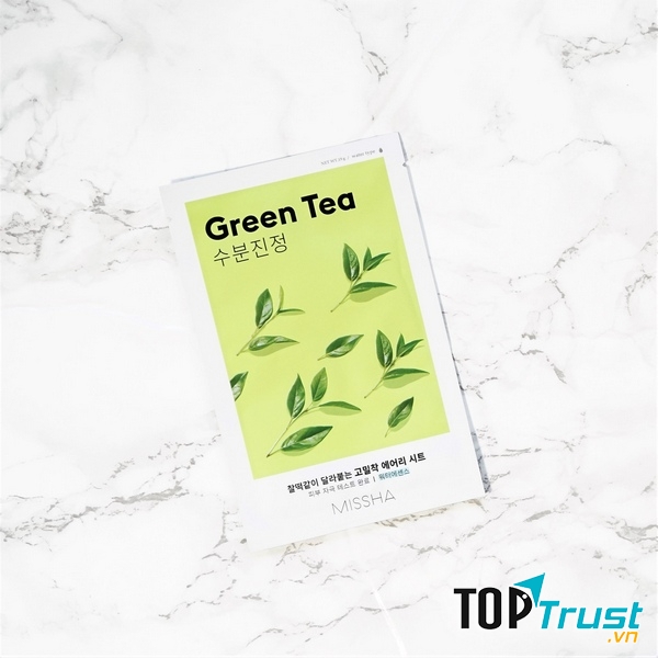 Mặt Nạ Dưỡng Ẩm Làm Dịu Da Tinh Chất Trà Xanh Missha Green Tea Airy Fit Sheet Mask