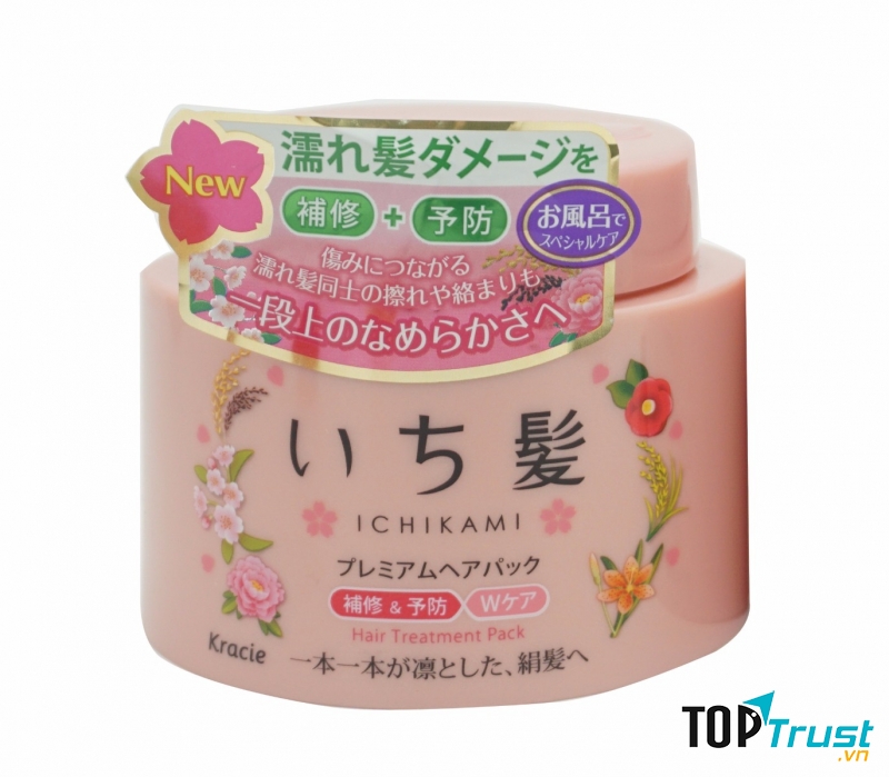 Mặt Nạ Ichikami Dưỡng Ẩm Tóc 180g Hair Treatment Pack