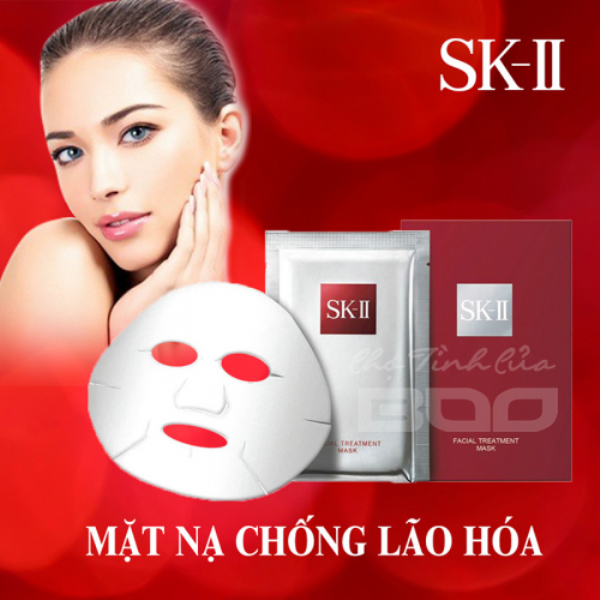 Mặt Nạ Dưỡng Da Chống Lão Hoá SK-II Facial Treatment Mask với hàm lượng tinh chất Pitera cao giúp bạn có được 1 làn da mịn màng, khỏe đẹp đầy sức sống.
