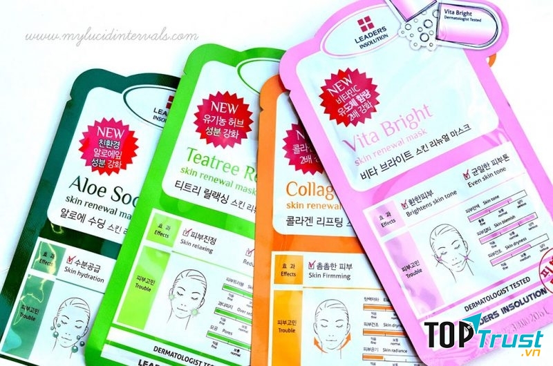 Mặt nạ dưỡng da Hàn Quốc Leaders Insolution