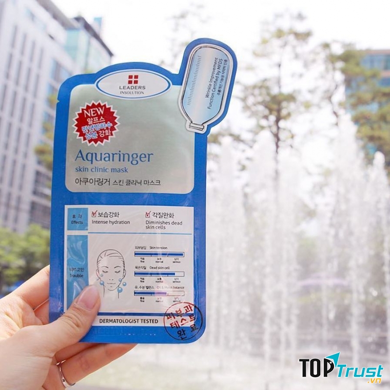 Mặt Nạ Giấy LEADERS INSOLUTION AQUARINGER SKIN CLINIC MASK