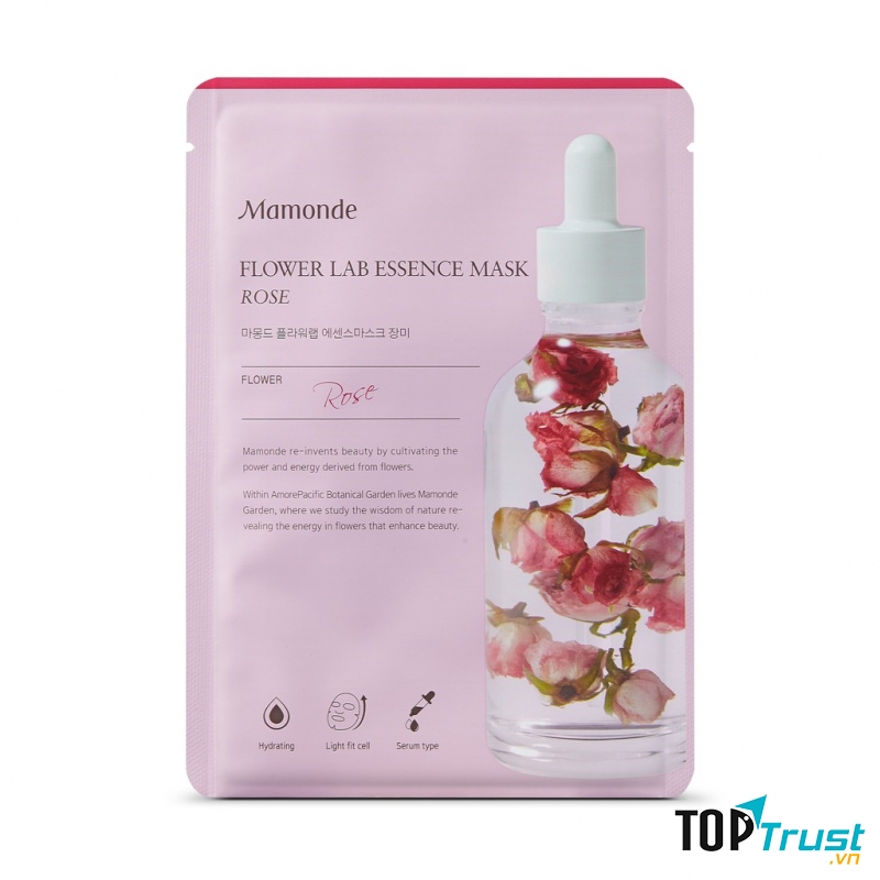Mặt nạ hoa hồng dưỡng ẩm Mamonde Rose Moisturizing Flower Lab Essence Mark