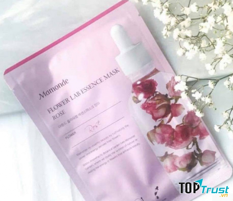 Mặt nạ hoa hồng dưỡng ẩm Mamonde Rose Moisturizing Flower Lab Essence Mark