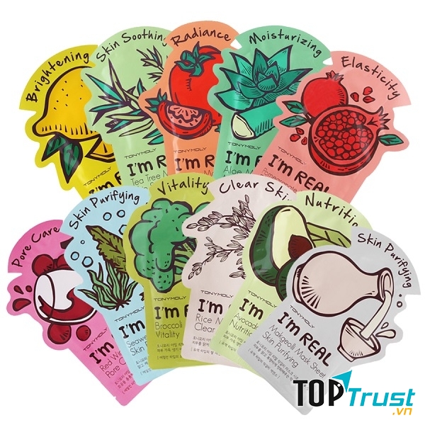 Mặt nạ dưỡng da TonyMoly Im Real Rice Mask Sheet Clear Skin Mask