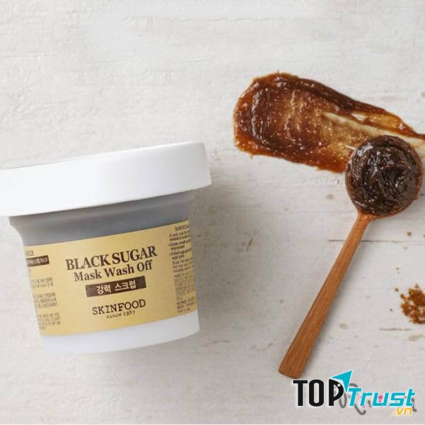 Mặt Nạ Đường Đen Skinfood Black Sugar Mask Wash Off