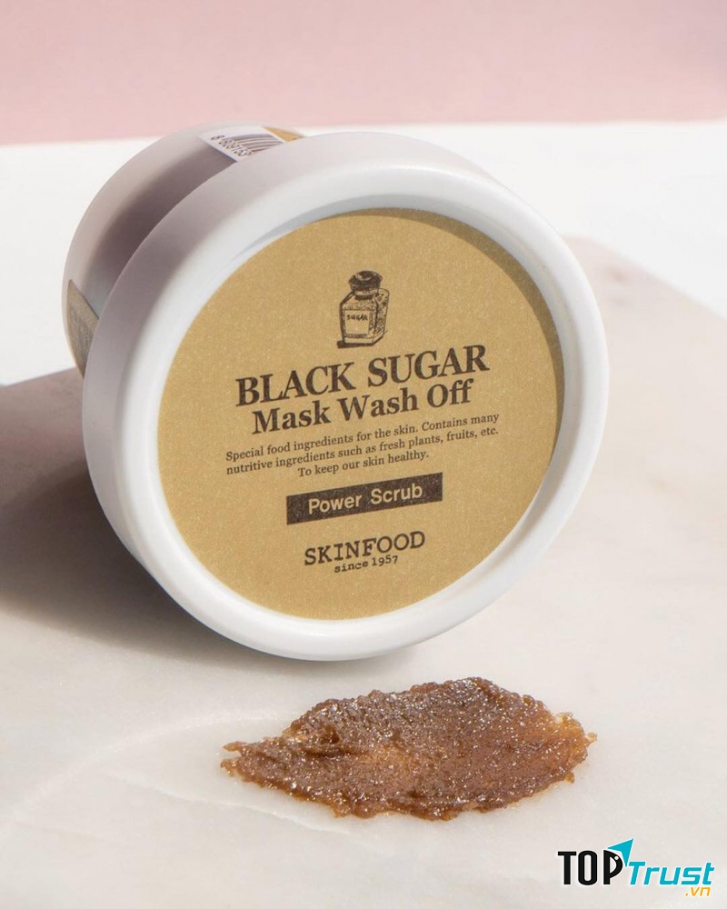 Mặt Nạ Đường Đen Skinfood Black Sugar Mask Wash Off