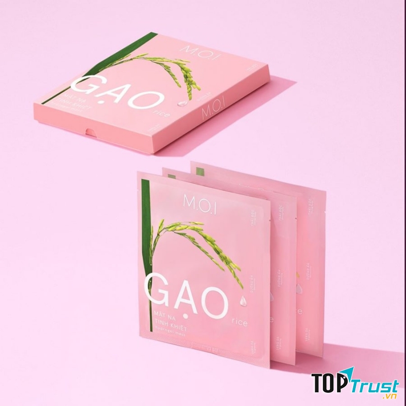 Mặt nạ gạo tinh khiết M.O.I
