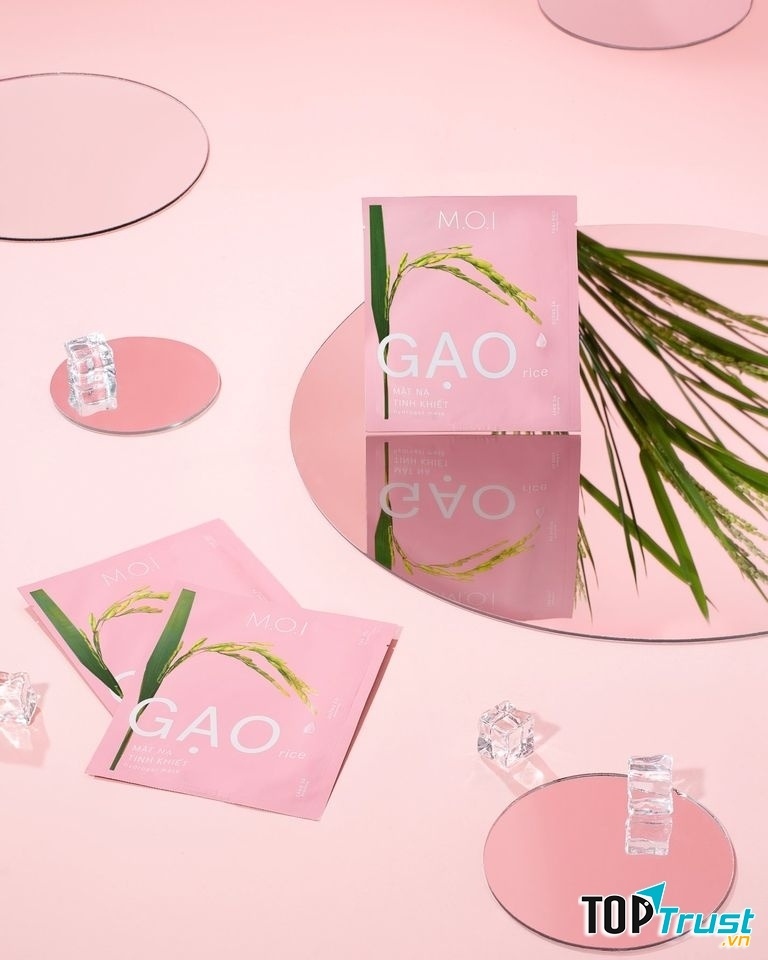 Mặt nạ gạo tinh khiết M.O.I