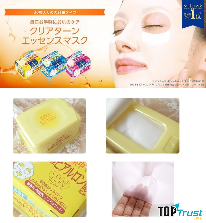 Kose CLEAR TURN Essence Mask.