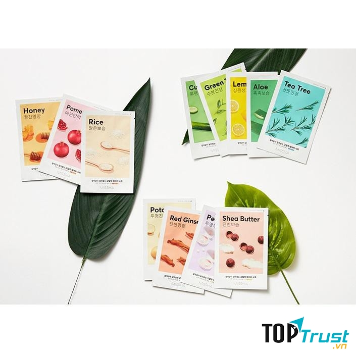 Mặt nạ miếng dưỡng da chiết xuất từ thiên nhiên Missha Airy Fit Sheet Mask
