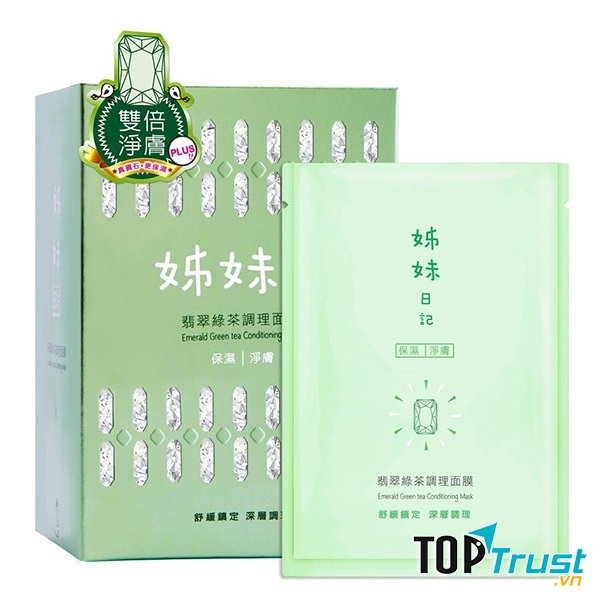 Mặt nạ giấy Sister Diary Emerald Green Tea Conditioning
