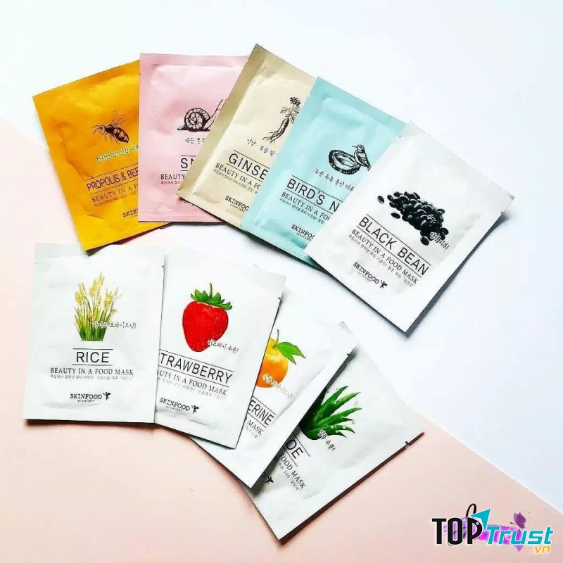 Mặt nạ giấy dưỡng da Skin Food Beauty In A Food Mask Sheet