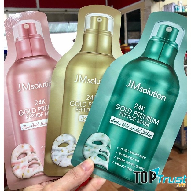 Mặt nạ sủi bọt JM Solution 24K