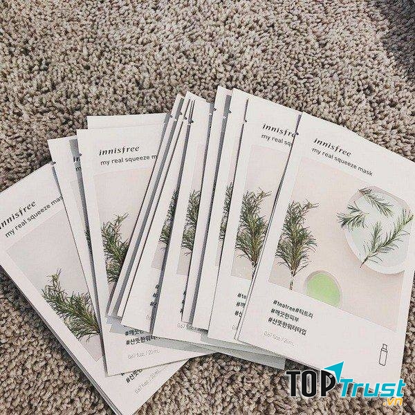 Mặt Nạ Giấy Trà Tràm Innisfree My Real Squeeze Tea Tree