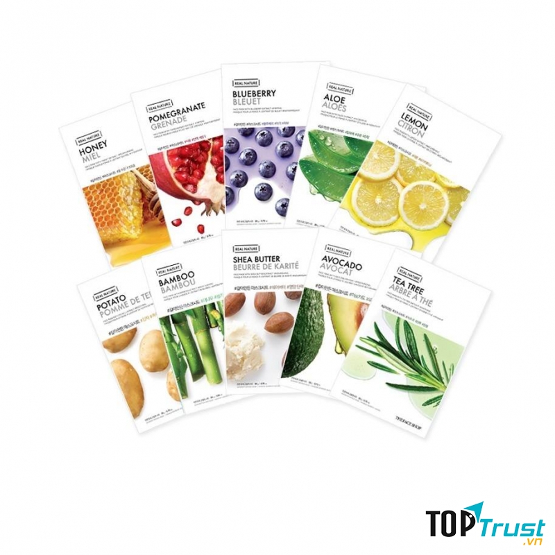 Mặt nạ giấy trị mụn The Face Shop Real Nature Sheet