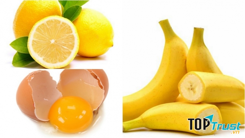 Mặt nạ se khít lỗ chân lông từ Chanh, Trứng gà và chuối chín