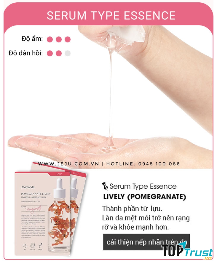 Mặt nạ miếng Mamonde Flower Essential Mask