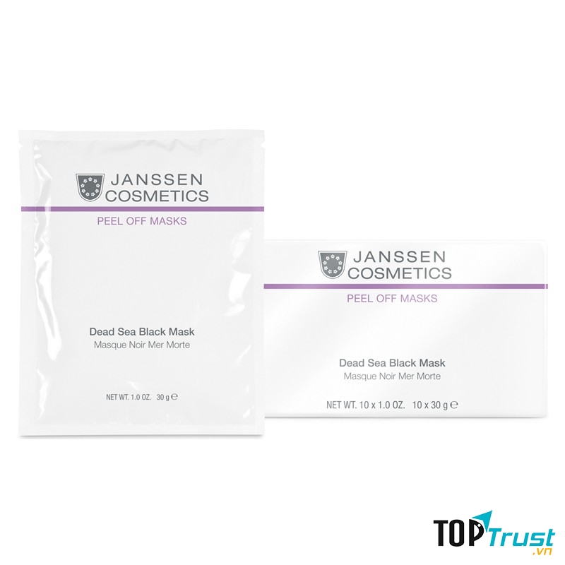 Mặt nạ khoáng chất dạng lột Janssen Dead Sea Black Mask