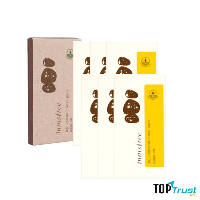 Mặt nạ lột mụn đầu đen innsifree Jeju Volcanic Nose Pack