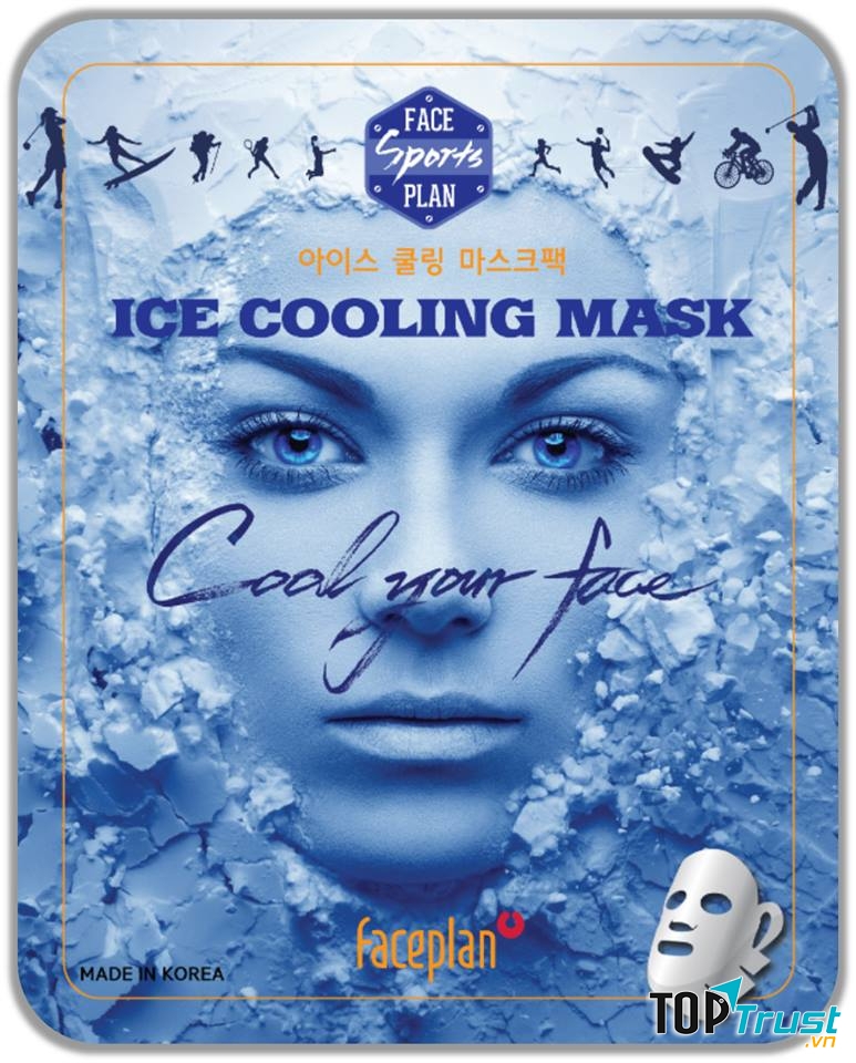 Mặt Nạ Mát Lạnh Benevi Bio Cellulose Faceplan Ice Cooling Mask