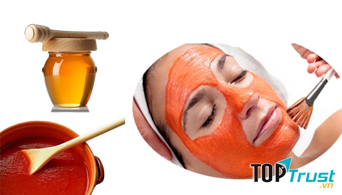 Mặt nạ mật ong cà chua