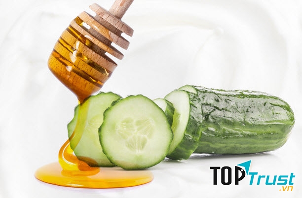 Mặt nạ mật ong và dưa chuột